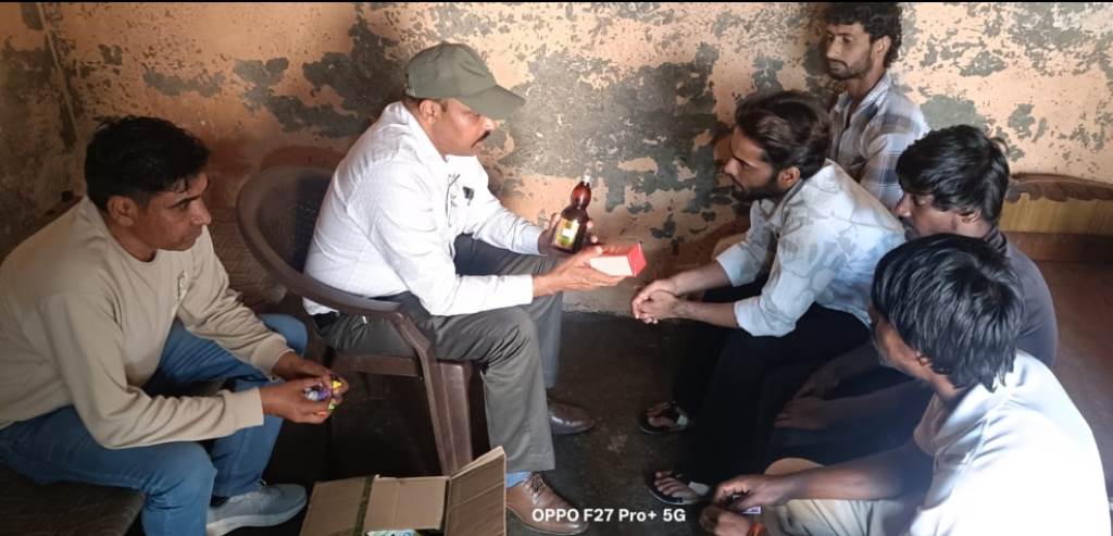 Action by the deaddiction team under Operation Jeevan Jyoti Several drug addicts were admitted to the hospital and counseled